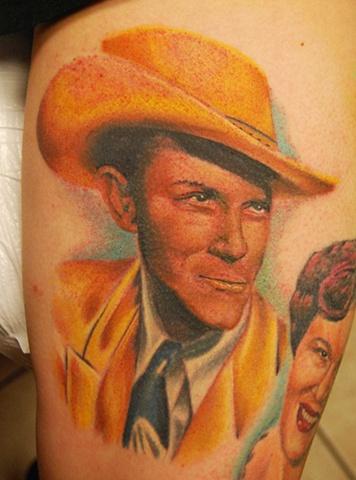 Visiting Artist - Ross Lloyd - Hank Williams Portrait